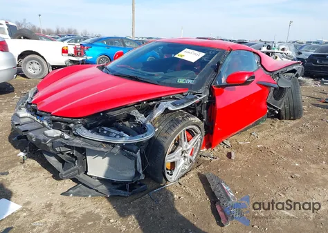 2022 Chevrolet Corvette Stingray Rwd 3Lt из США, поврежденный, VIN 1G1YC2D45N5117398